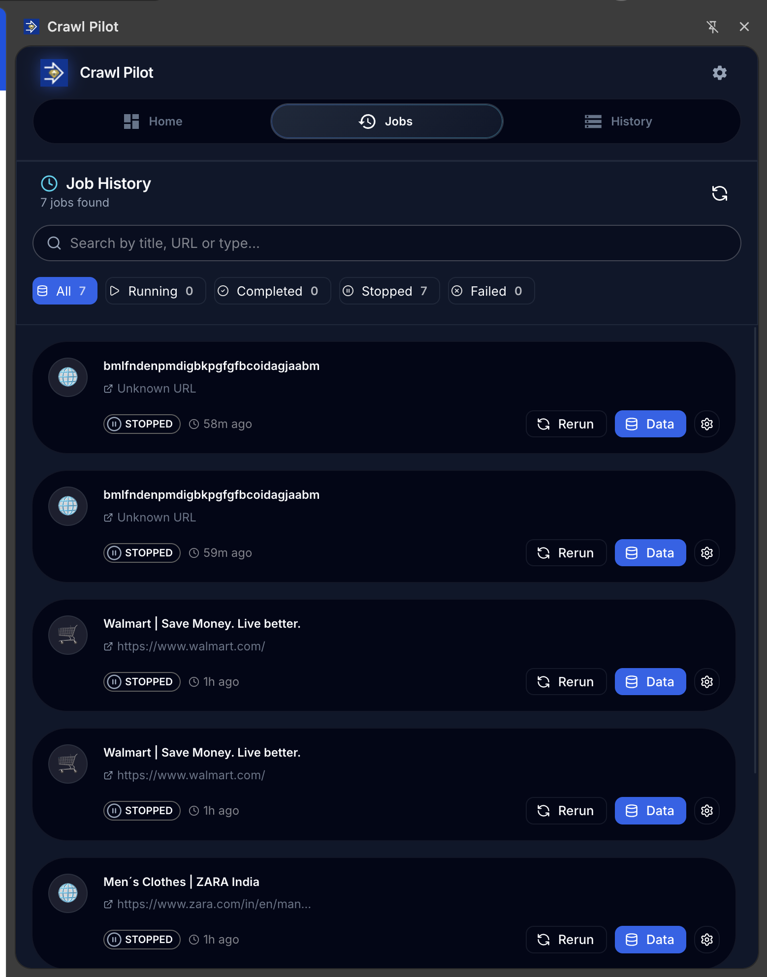 Structured Data Export